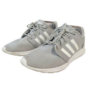 ADIDAS Women’s Gray White Cloudfoam Sneakers Size 9.5